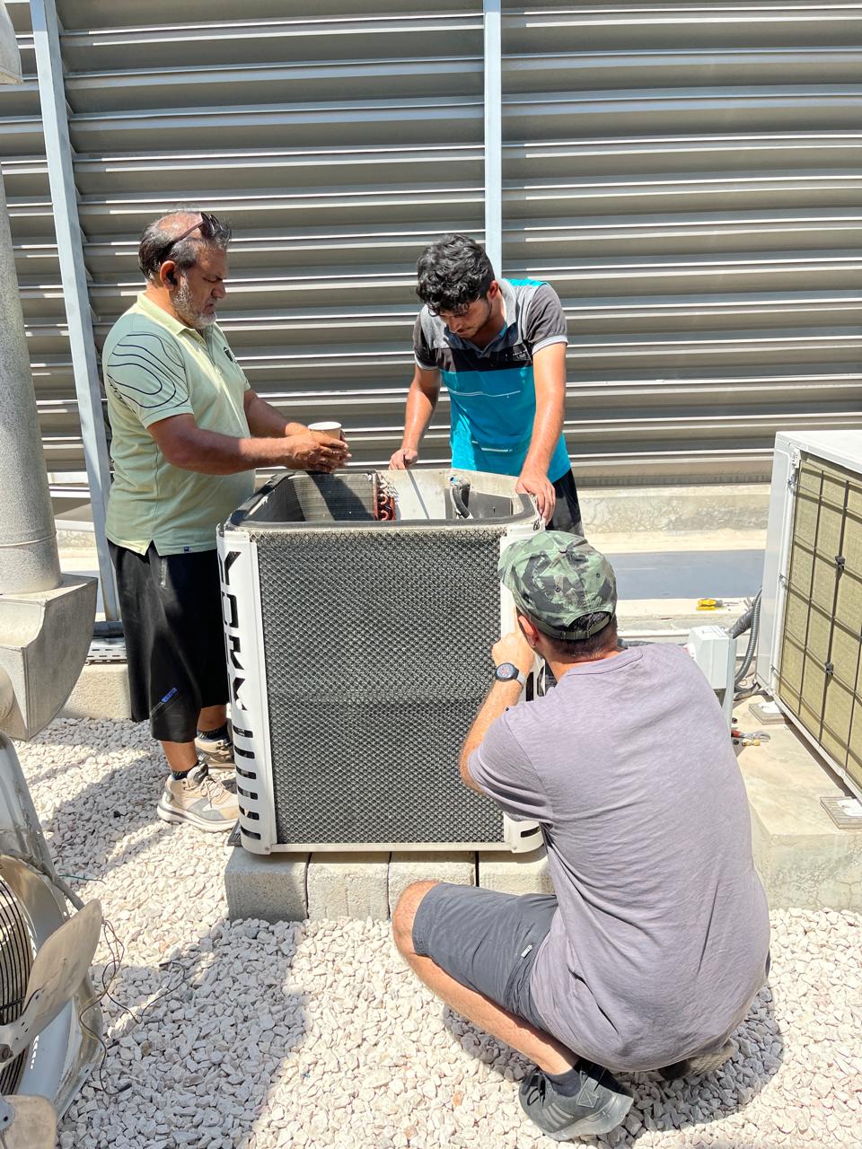 Clean vs dirty evaporator coil comparison