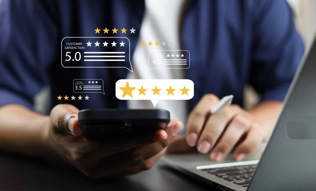 customer rating our services