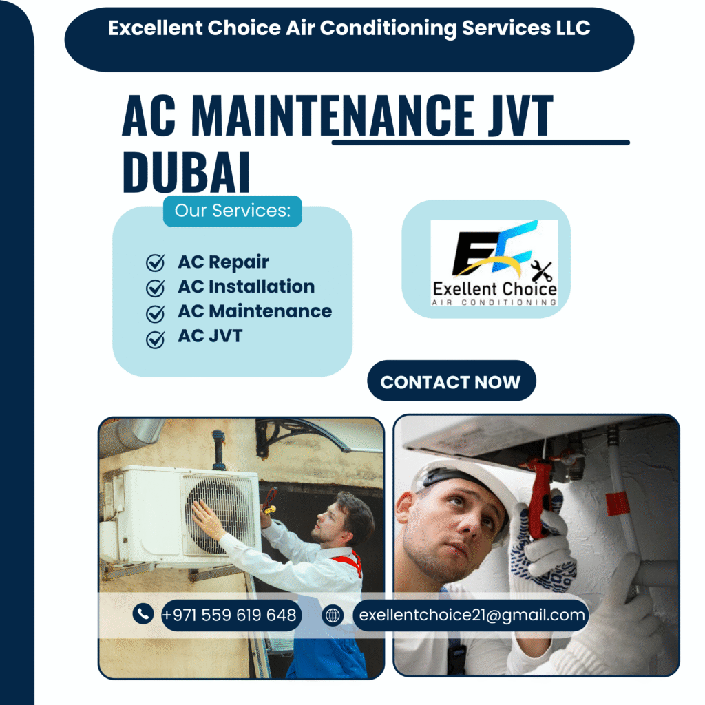Ac maintenance JVT Dubai