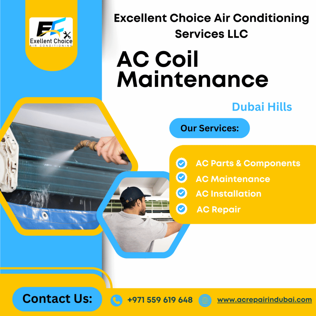 AC coil maintenance in Dubai Hills