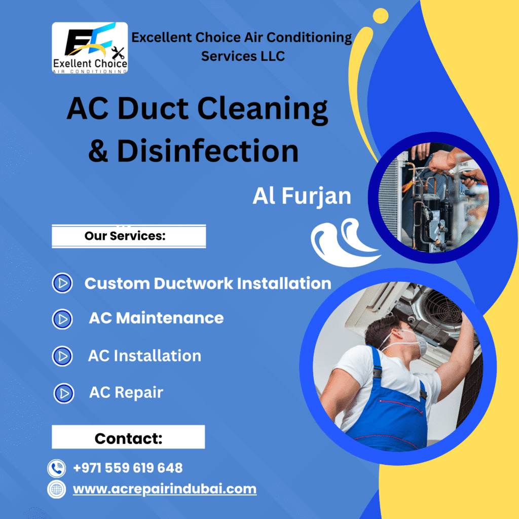 AC duct cleaning & disinfection Al Furjan