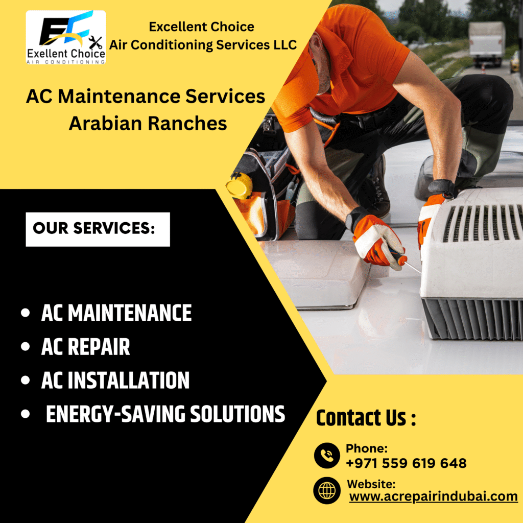 AC maintenance services arabian ranches