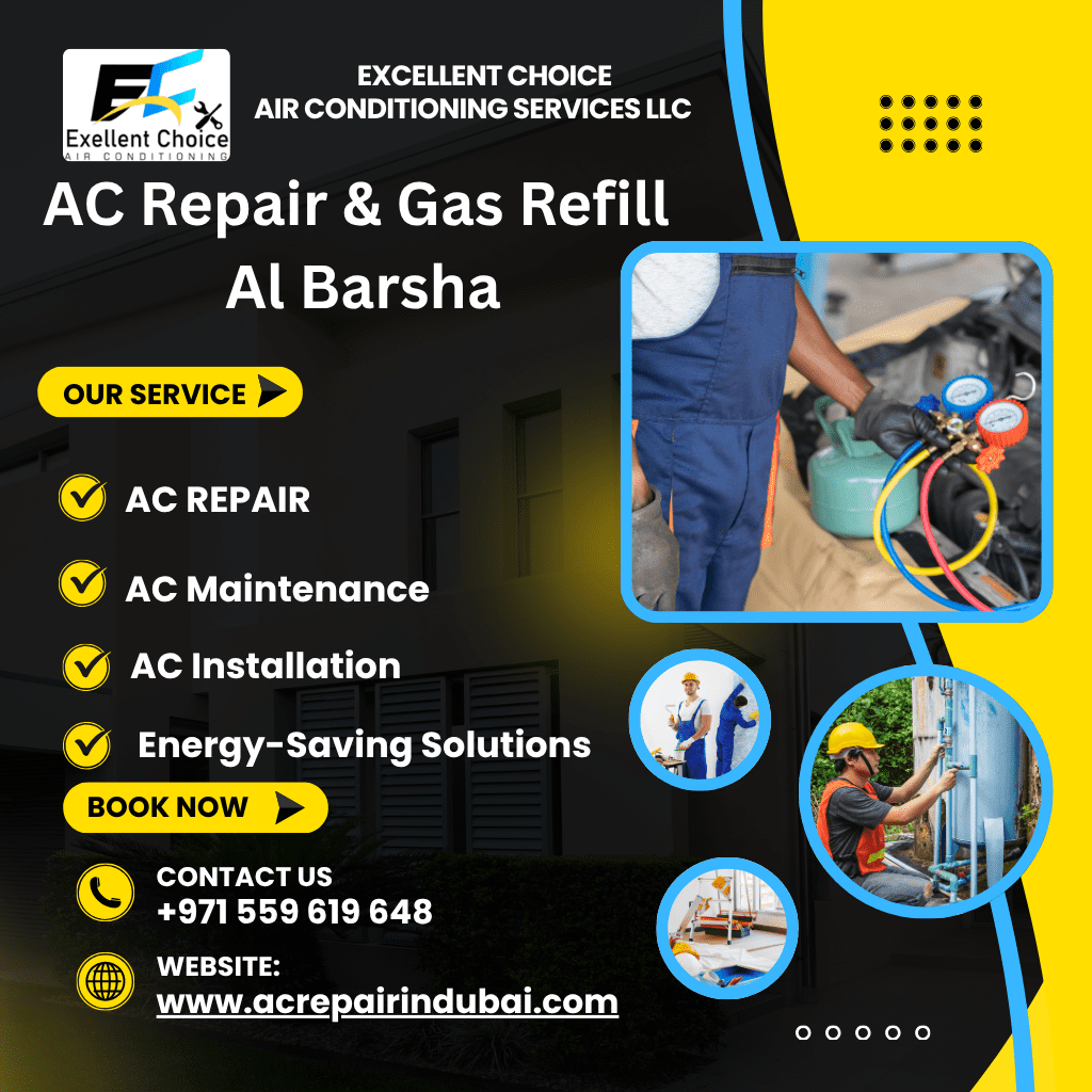 AC repair & gas refill Al Barsha