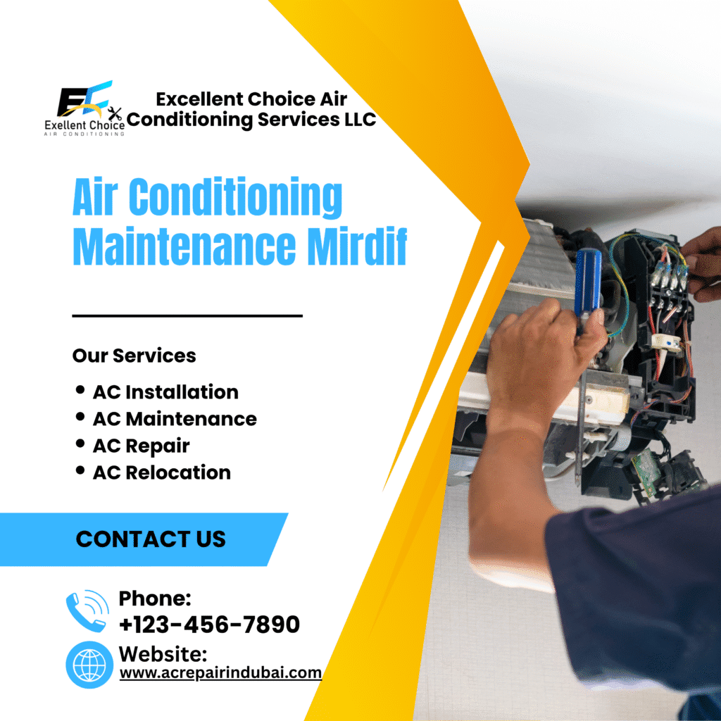 Air conditioning maintenance Mirdif