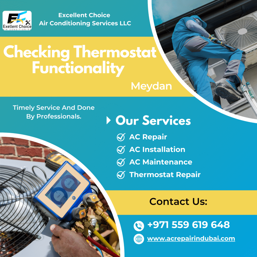 Checking thermostat functionality Meydan