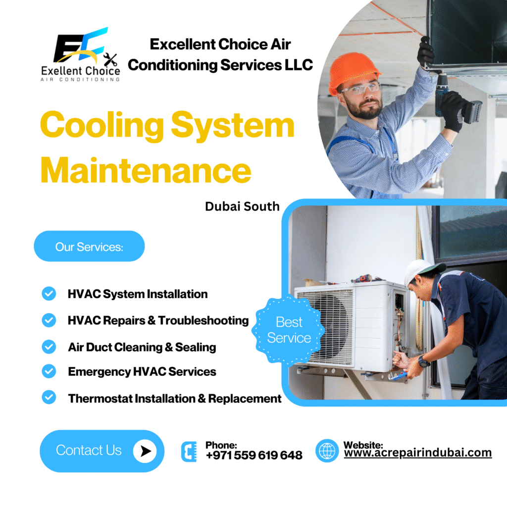 Cooling system maintenance Dubai South