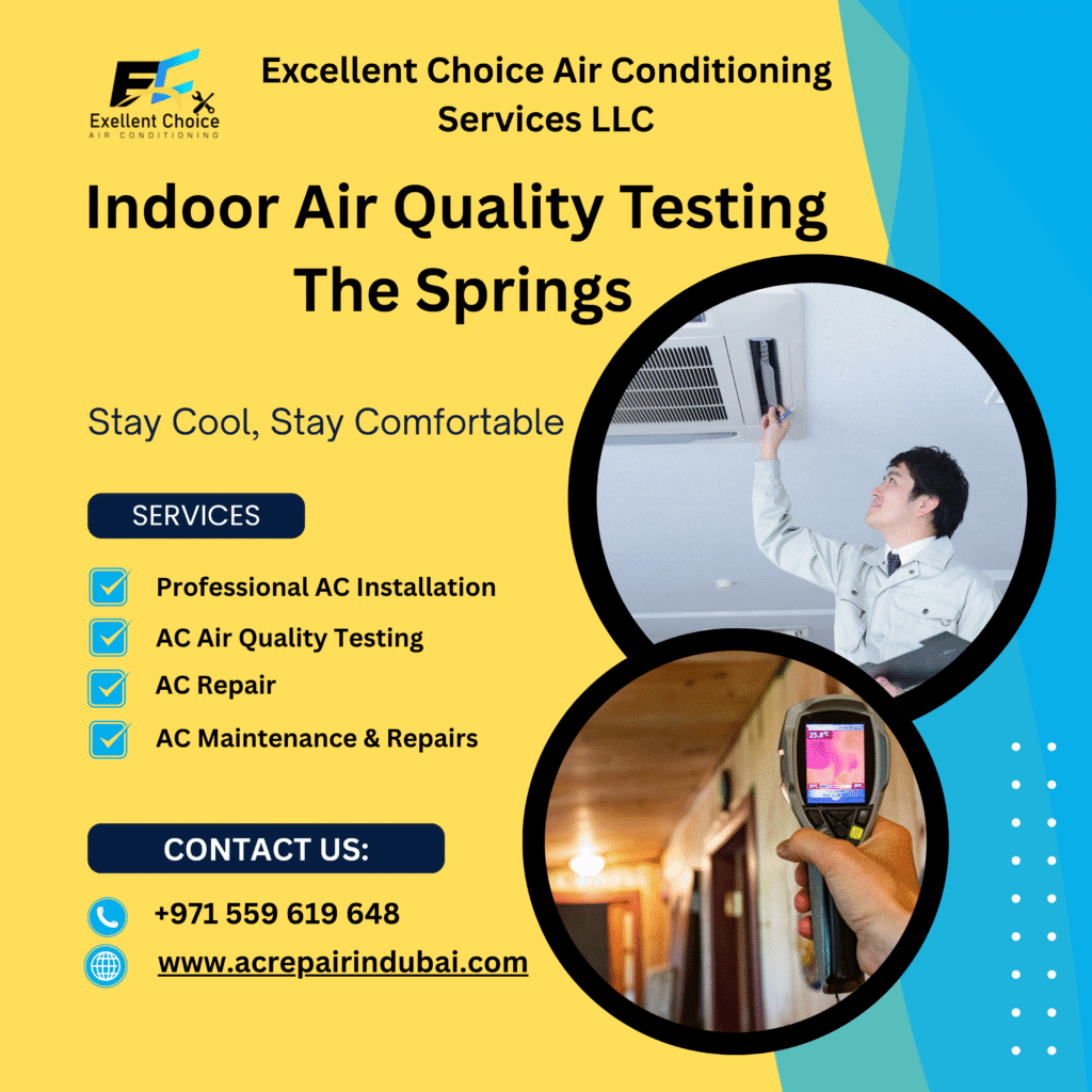 Indoor air quality testing The Springs