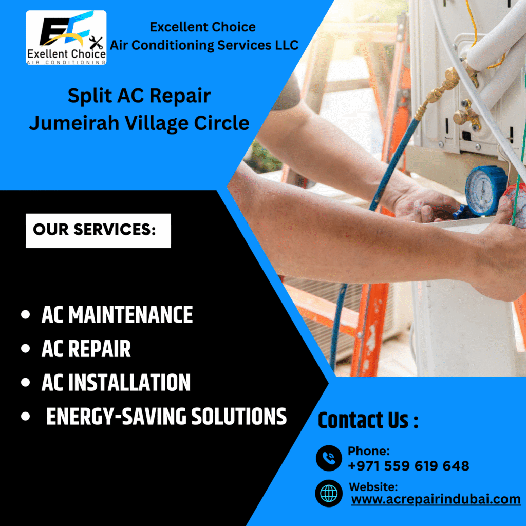 Split AC repair Jumeirah Village Circle