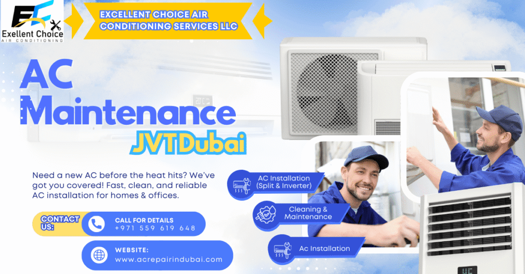 AC Maintenance in JVT Dubai