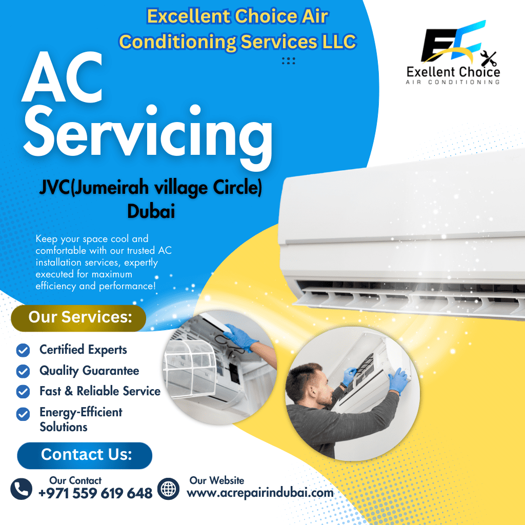 AC Servicing in JVC(Jumeirah village Circle) Dubai