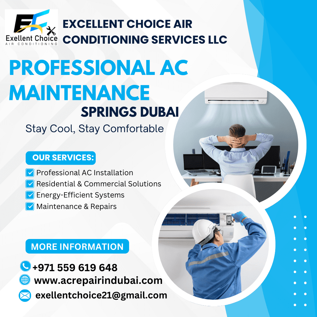 Professional AC Maintenance in Springs Dubai