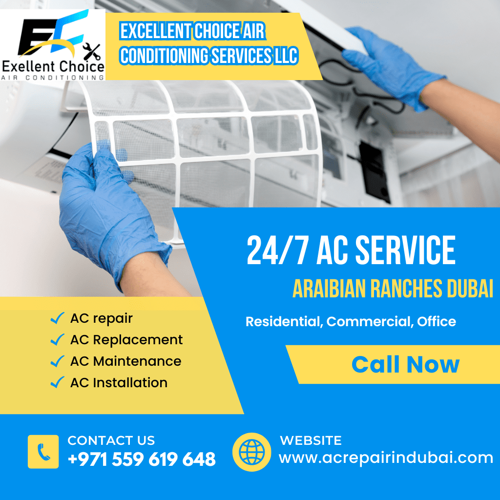 24/7 AC Service in Araibian Ranches Dubai
