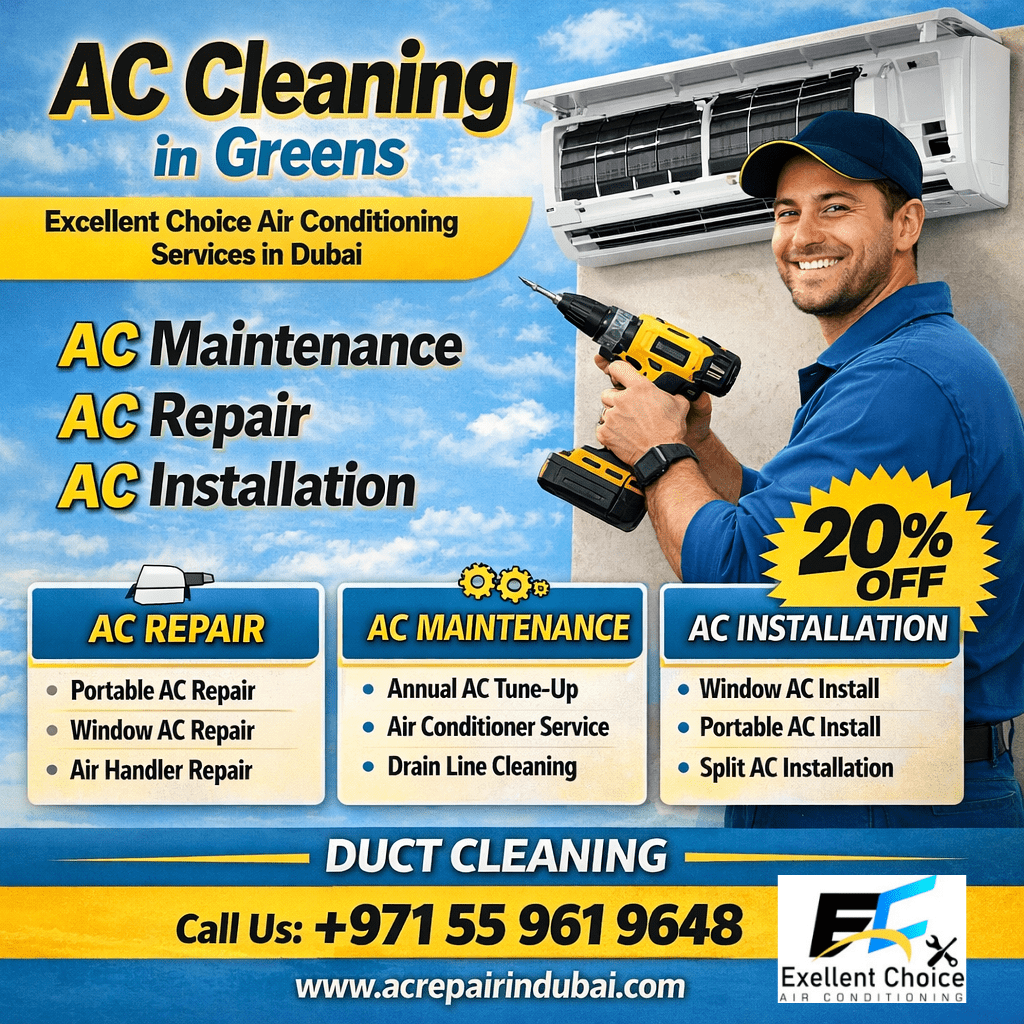 AC Cleaning in Greens