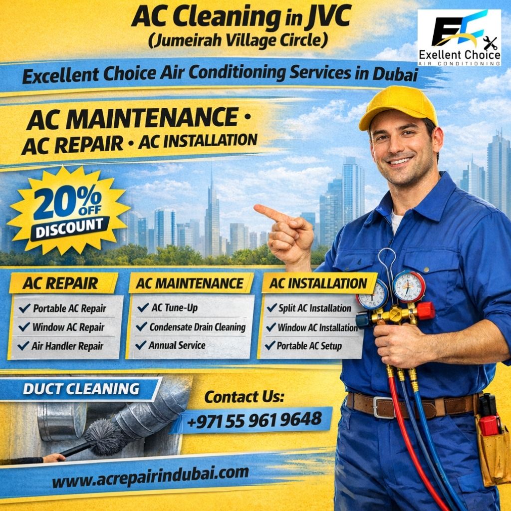 AC Cleaning in JVC(Jumeirah village Circle)