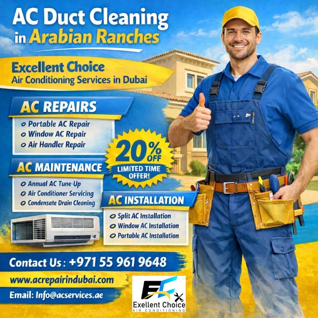 AC Duct Cleaning in Arabian Ranches