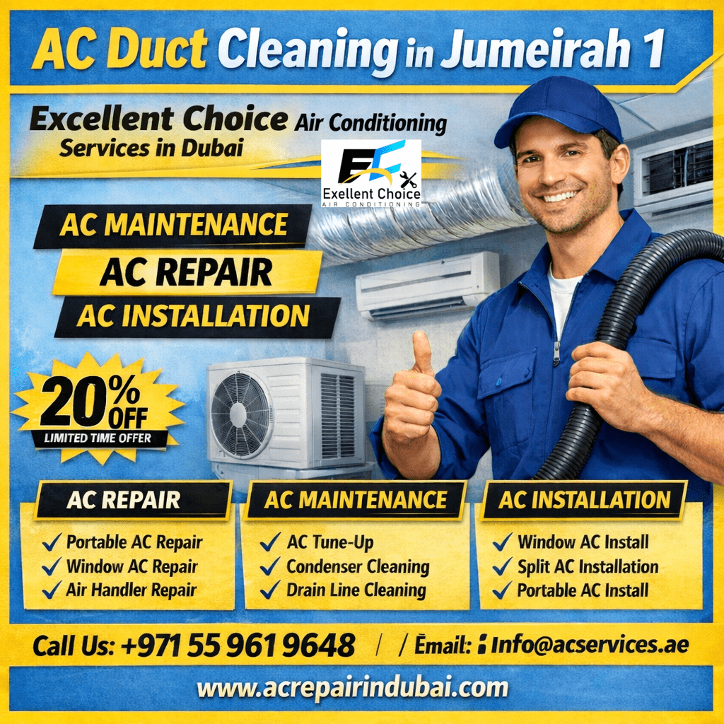 AC Duct Cleaning in Jumeirah 1
