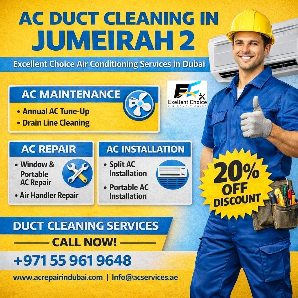 AC Duct Cleaning in Jumeirah 2