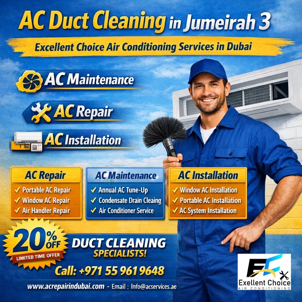 AC Duct Cleaning in Jumeirah 3